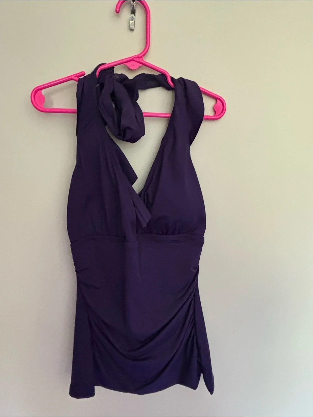 Ralph Lauren Deep Purple Tankini Top